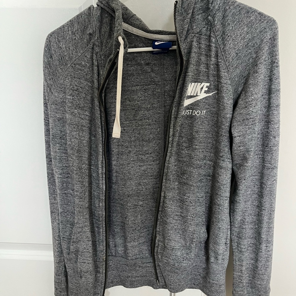 Nike hoodie grey great condition size XS